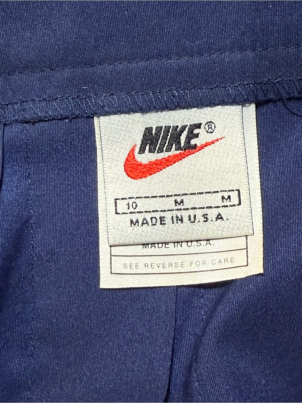 Vintage 80s 90s Nike Women’s Navy Pleated Tennis Skirt Size M - Picture 5 of 6